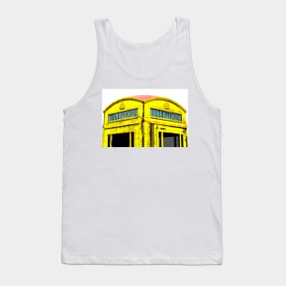 Yellow Phone Box Tank Top